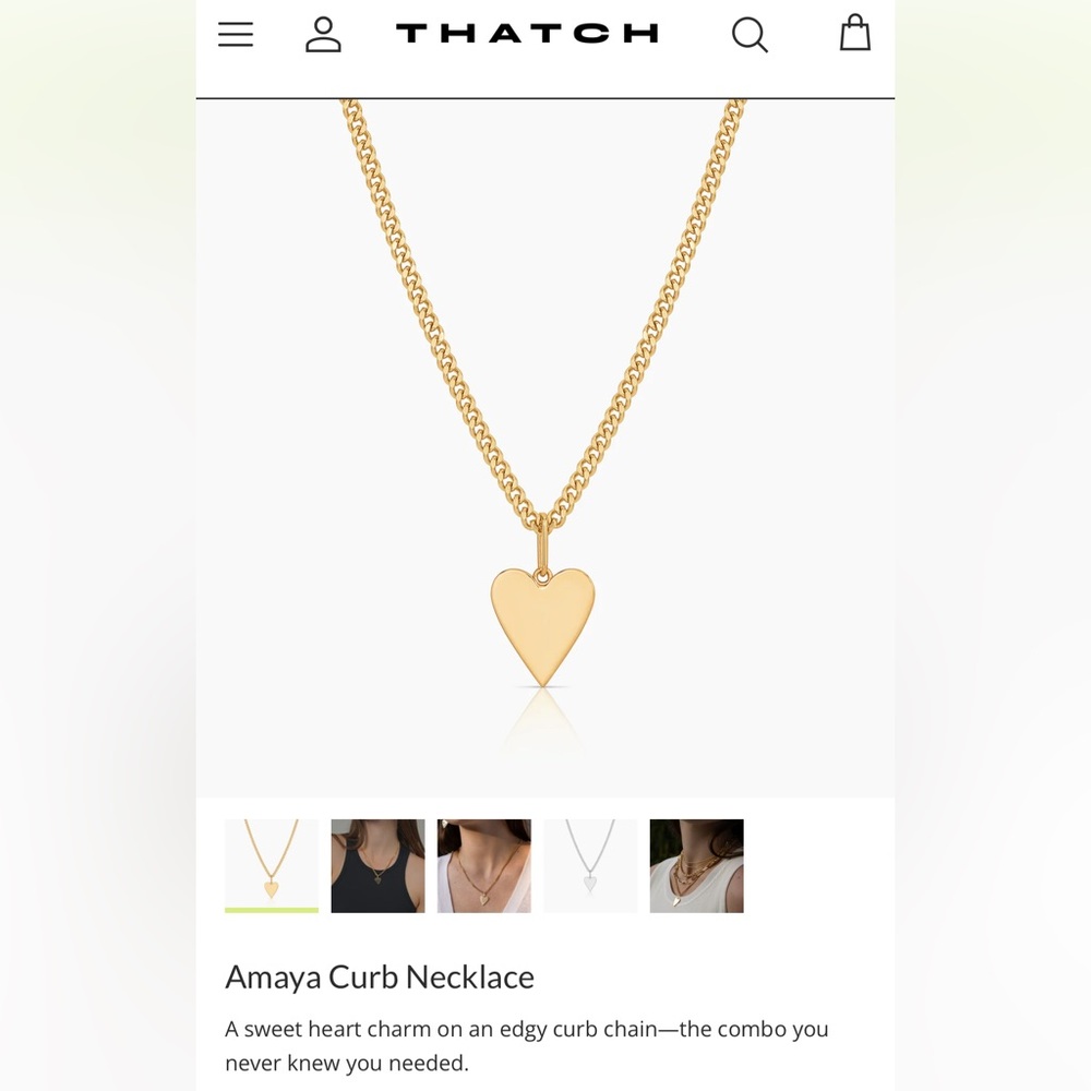 Thatch California Amaya Curb Necklace